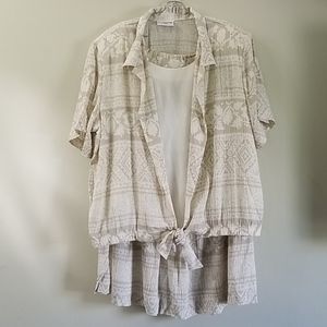 Vintage Alfred Dunner skirt set